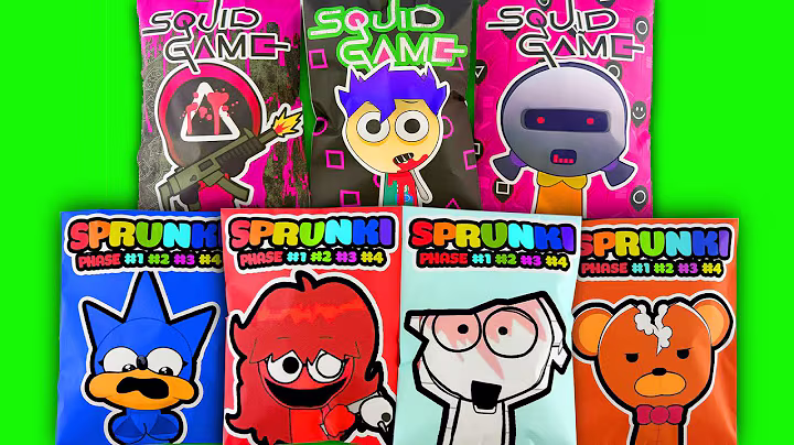 [Blind Bag] 🌈 SQUID GAME Doll, Thanos, Soldier vs Sprunki | ASMR Phase 1vs2vs3vs4 squishy