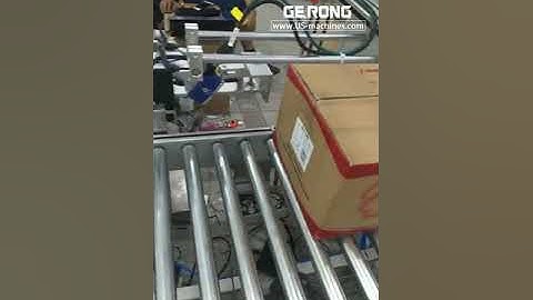 Automatic carton box weighing checking real time print labeling machine video