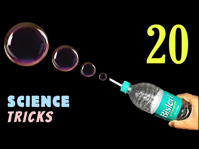 20 AMAZING SCIENCE EXPERIMENTS Compilation At Home class=