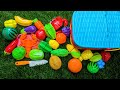 🌈 super satisfying magic fruit cutting! 🍓✨ asmr toy food slicing 🔪