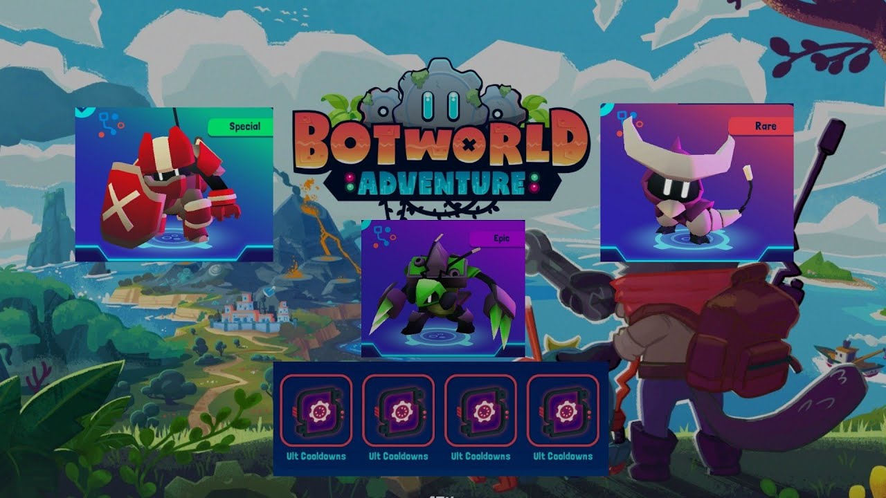 Botworld adventure. Capture a rare Rainbow Snake somewhere in Scrapper Coast BOTWORLD.