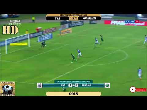 CSA 1 x 2 Guarani | Gols | 05/06/2018