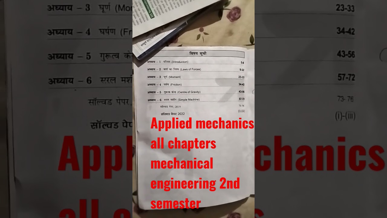 Applied mechanics all chapters mechanical engineering ll