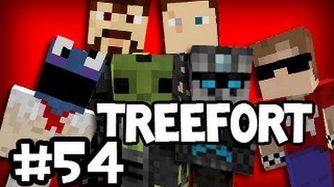 Minecraft: Tree Fortress w/ Creatures - Part 54: Trolling w/ Obsidian