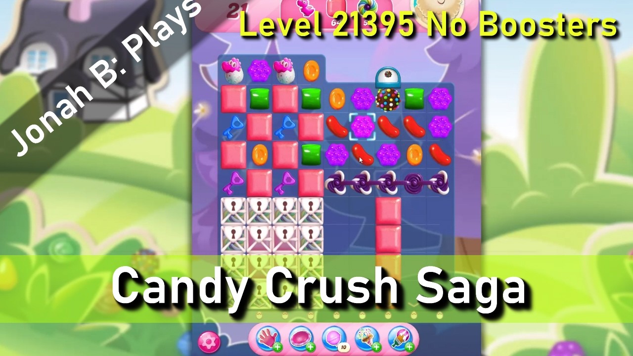 Candy Crush Saga Level 21395 No Boosters - YouTube