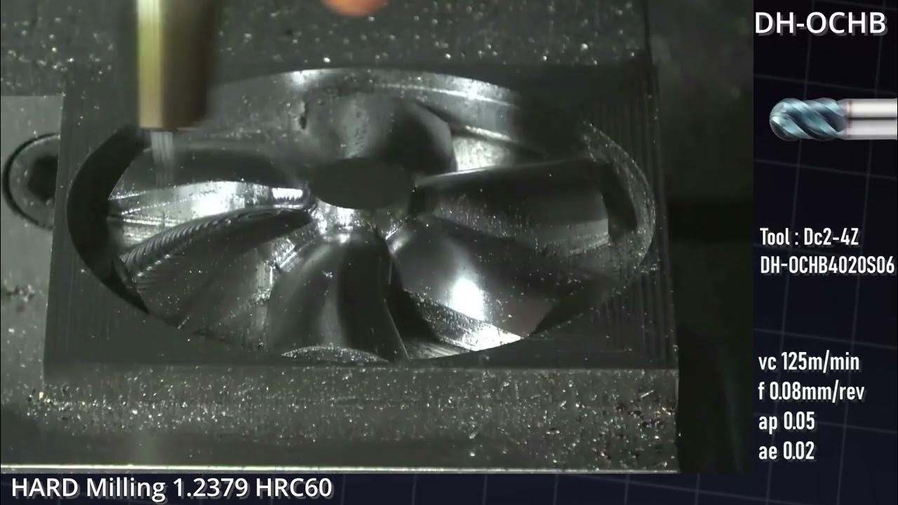 93 HARD Milling with DIJET Tools YouTube