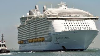 The World's Biggest Cruise Ship Just Set Sail on Its First Voyage The World's Biggest Cruise Ship Just Set Sail on Its First Voyage