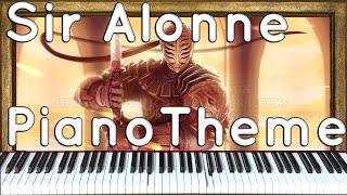 Sir Alonne Theme Cover on Grand Piano (Dark Souls 2) [Animated Roll and Sheet Music] chords