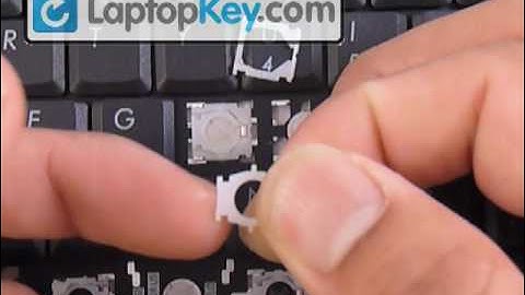 Replace Keyboard Key on Gateway Mini Netbook LT3000 LT30 | Fix Laptop Installation Repair