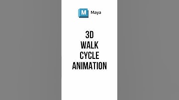3D walk cycle Animation in Maya #shorts#animation#maya#rig#3dmodeling#ytshorts