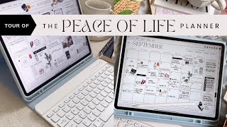 The Peace of Life Planner - Undated Digital Planner and Notebook Flip Through + Goodnotes App Demo screenshot 5