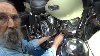 Repairing A Couple Oil Leaks On The Harley Shovelhead