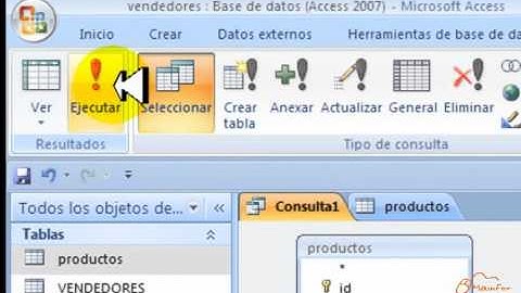 Tutorial Microsoft Access 2007 :. Filtros y consultas de selección. Consultas de parámetros