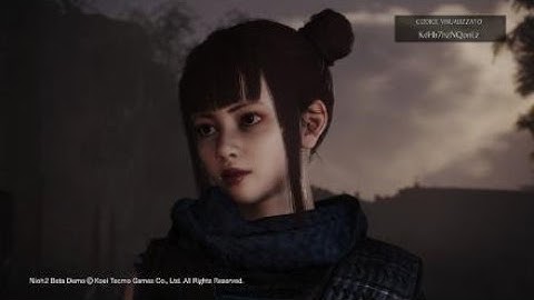 Demo Beta Nioh 2 character creation