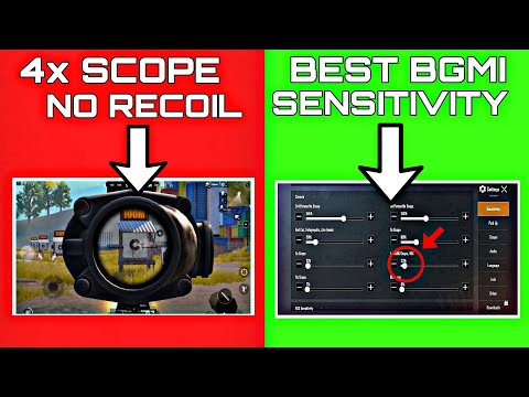 New Best Sensitivity For 4x Scope, No Recoil Gyro Ads