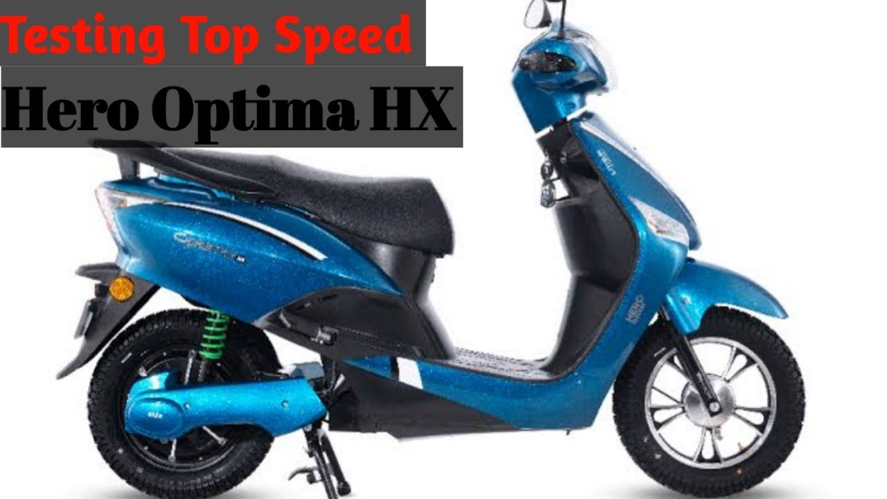 Testing the Top Speed of Hero Optima HX | Best Electric Scooter