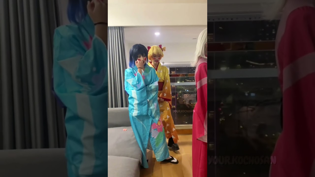They made Giyu clown🤡🤣 #yourkochosam #animegameycosplay #cosplay #foryou #trending #shorts #viral