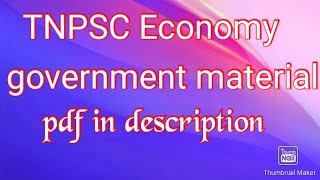 Tnpsc Economics government material pdf tamil screenshot 1