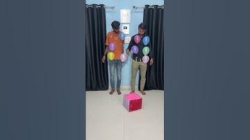 Roll Dice 🎲 With Multi Colour Pop Balloon Challenge #shorts