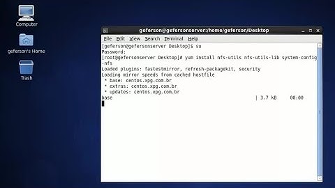 CENTOS 6.4 - IMPLEMENTAR SERVIDOR NFS