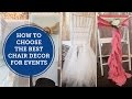 How to Choose the Best Event Chair Style | BalsaCircle.com