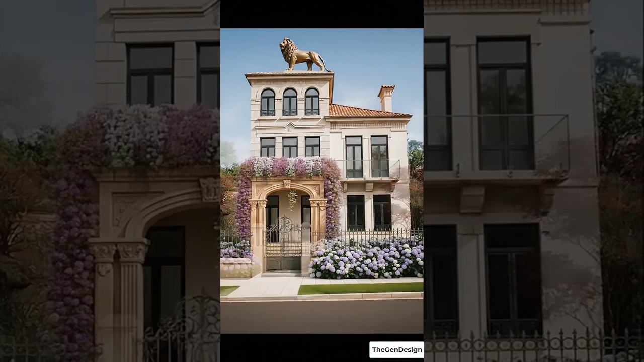 Abandoned Ruin → Luxury Dream Home (38s) 