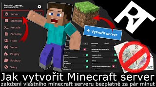 Jak vytvořit Minecraft server ZDARMA - vytvoření Minecraft serveru zadarmo - Aternos (tutoriál)