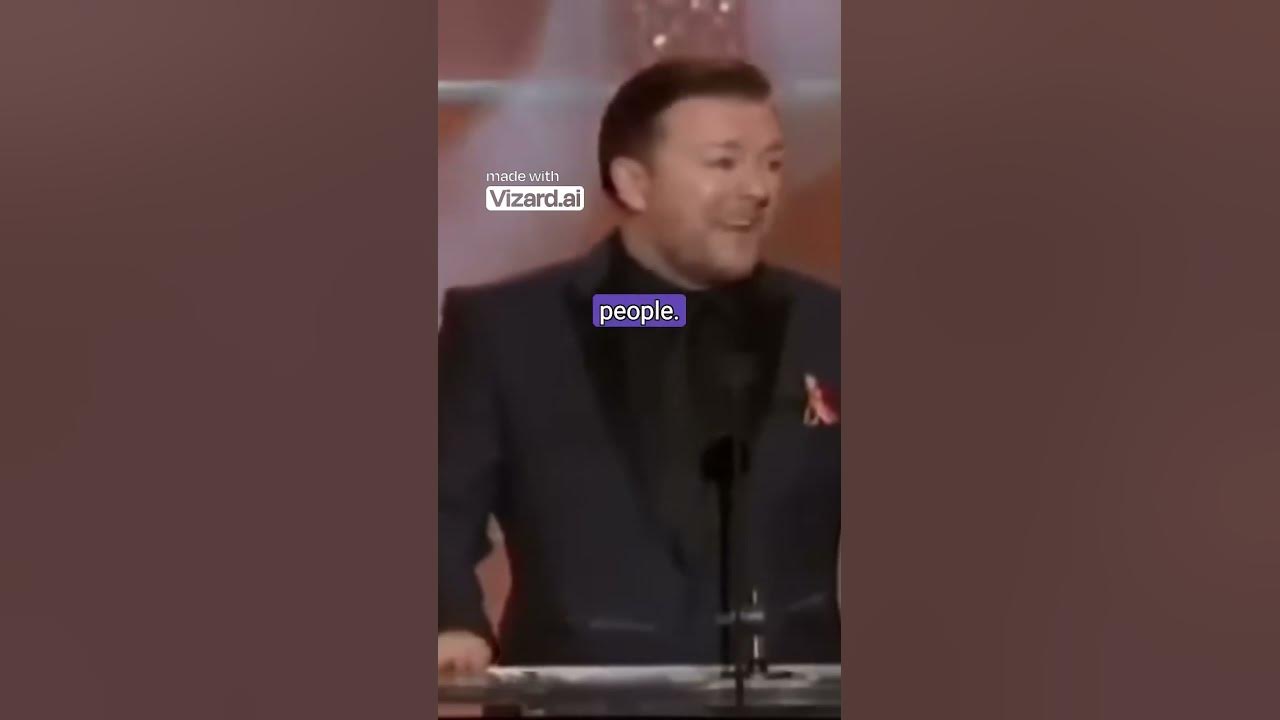 Ricky Gervais - STAND UP #funnyshorts #shortvideos #youtubet - YouTube
