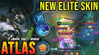 MVP Plays!! Maelstrom Lurker Atlas New ELITE Skin!! - Build Top 1 Global Atlas ~ MLBB screenshot 5