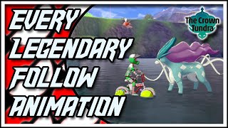 EVERY Legendary Follow Animation!! | Pokemon Sword & Shield