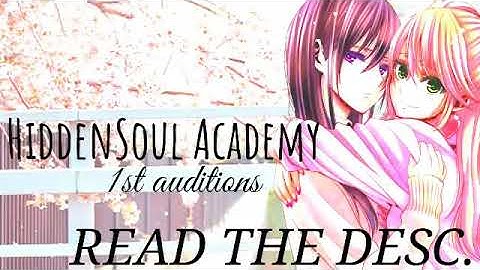 『HSA』First Auditions! ♡ CLOSED