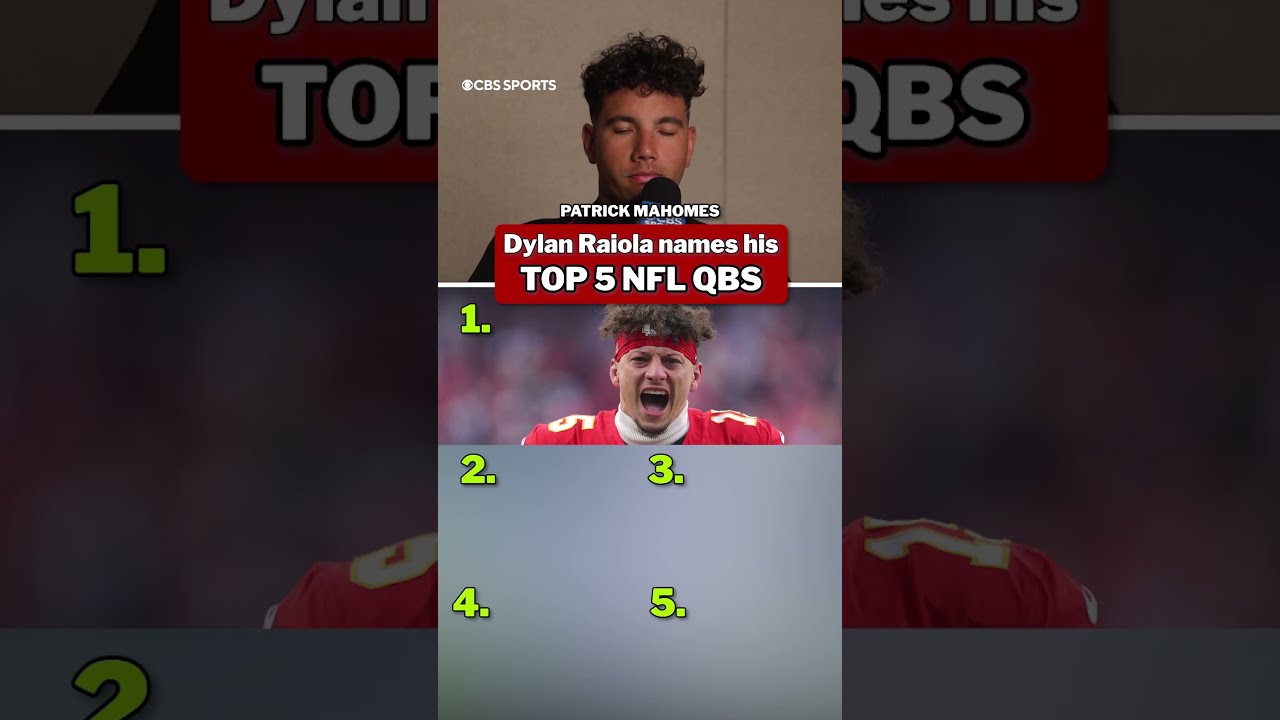 Dylan Raiola S Top 5 NFL Quarterbacks Cover 3 College Football Shorts