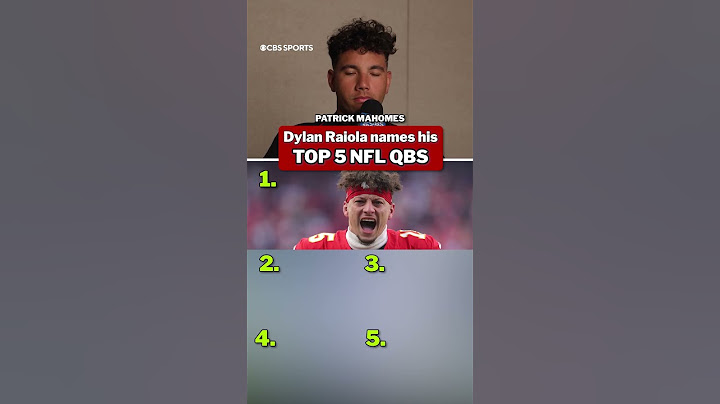 Dylan Raiola's Top 5 NFL Quarterbacks | Cover 3 College Football #Shorts