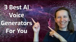 3 BEST AI VOICE GENERATORS FOR YOU!!! 3 BEST AI VOICE GENERATORS FOR YOU!!!