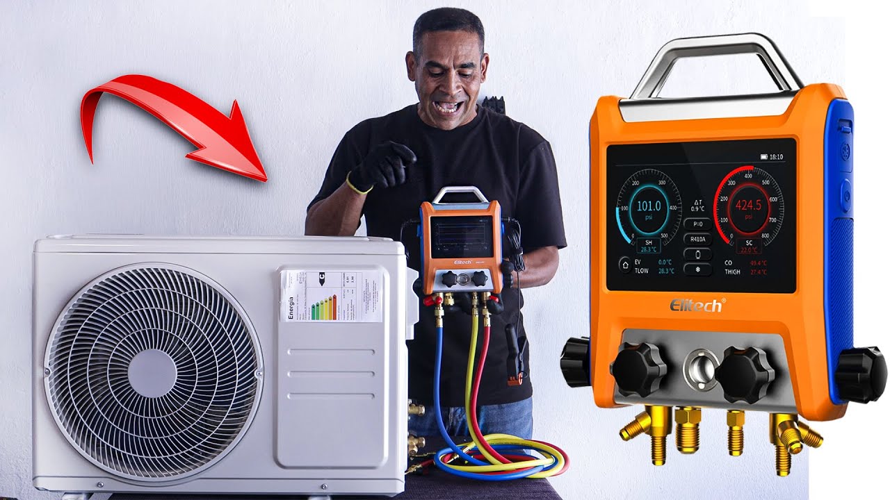 Elitech EMG-40V: el manifold digital inteligente para técnicos profesionales