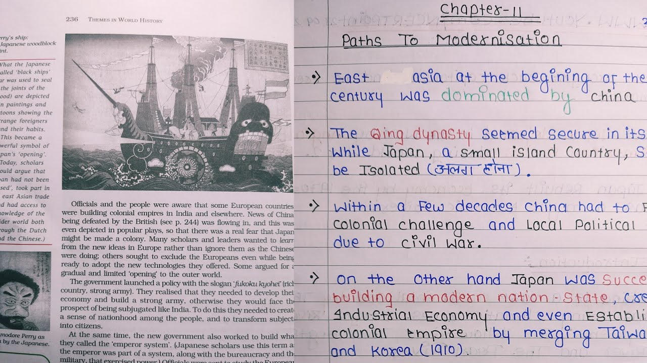 CBSE Notes | Class 11 | Social Science | History | Chapter 11 - Paths ...