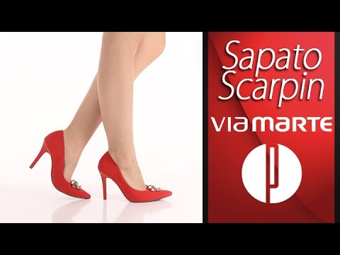 scarpin via marte vermelho