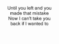 Ashanti--Never Should Have Lyrics