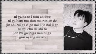 I NEED U - BTS EASY LYRICS