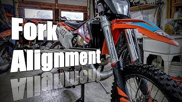 Fork and Wheel Alignment Dirt Bike Quick Tips #enduro #motocross #dirtbike