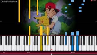 Pokémon Theme - Piano Tutorial screenshot 1