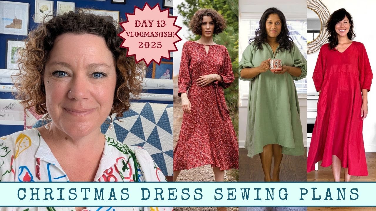 Перерыв в VLOGMAS! Давайте лучше поговорим о планах по шитью. 🎁 VLOGMAS (почти) День 13🤶🎄⭐ [Влоги...