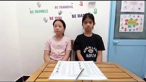 Tiếng Anh Giao Tiếp Phan Thiết: Sam and Mary practice talking about Phonics short /I/ & long /i:/