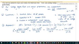 Ch 26 Chi square Test of Independence