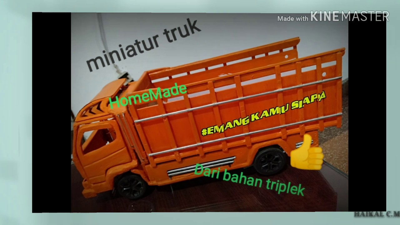 miniatur truck canter jajal jadi RC truk propo tes drift 