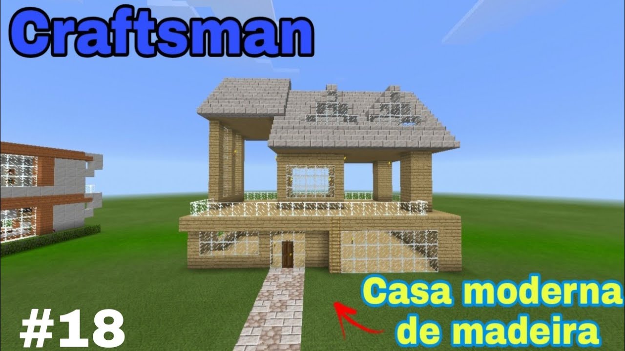 1631) Minecraft - Construindo uma Casa Fácil de Madeira -  in 2023