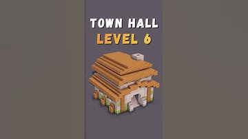 Town Hall Upgrade Inspired by Clash of Clans! 🏰 #minecraft #clashofclans