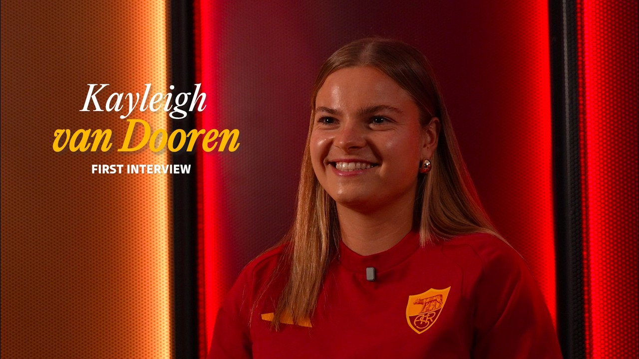 ✍️ BENVENUTA KAYLEIGH! | La prima intervista di van Dooren in giallorosso 🎙️