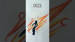WAVE 🌊 HAND 🤚 ELECTRIC ⚡ FIRE 🔥 Drawing Ka Jadoo 😱