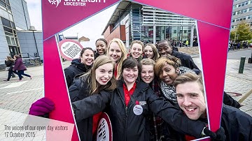 Open Day Views: Interviews on campus